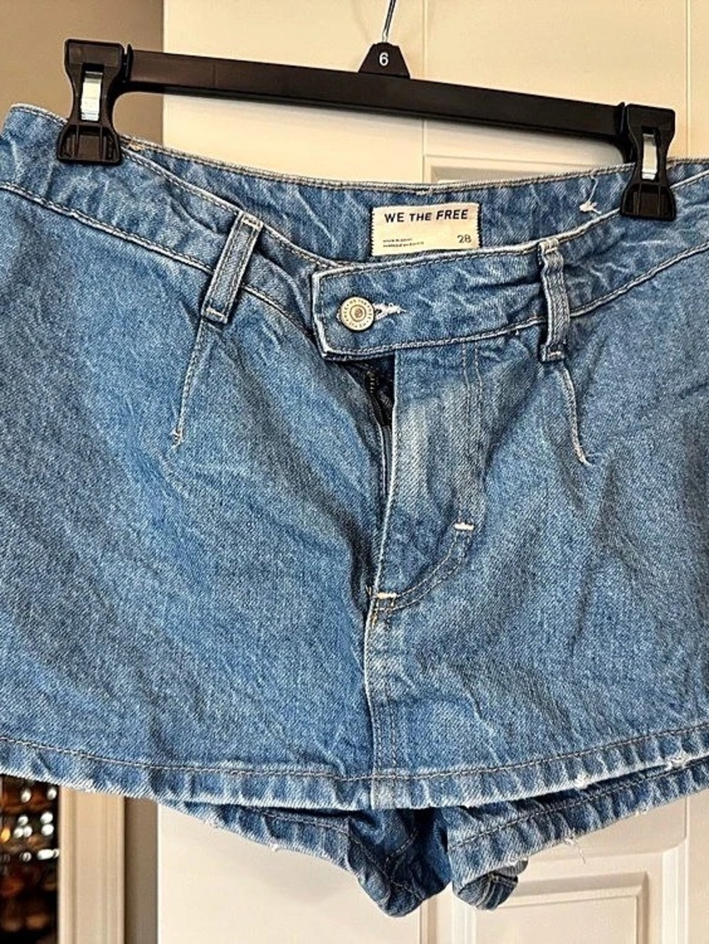 We The Free Emmy Denim Skort Women's Blue Size 6